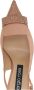 Sergio Rossi Bronzen Slingback met Kristalversieringen Beige Dames - Thumbnail 4