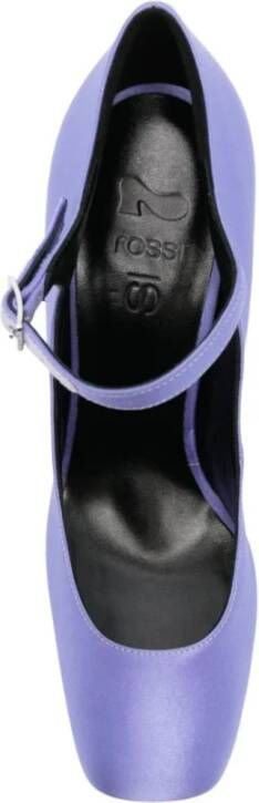 Sergio Rossi Elegante Leren Pumps Purple Dames