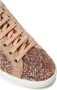 Sergio Rossi Glitter Geweven Sneakers Vrouwen Italië Pink Dames - Thumbnail 4