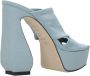 Sergio Rossi Denim Hakmuiltjes Blauw Dames - Thumbnail 3