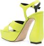 Sergio Rossi Gele Hoge Hak Sandalen Yellow Dames - Thumbnail 3