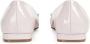 Sergio Rossi Leren Ballerina Flats met Metalen Hardware Pink Dames - Thumbnail 3