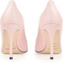 Sergio Rossi Leren Pumps Puntige Neus Vrouwen Italië Pink Dames - Thumbnail 3