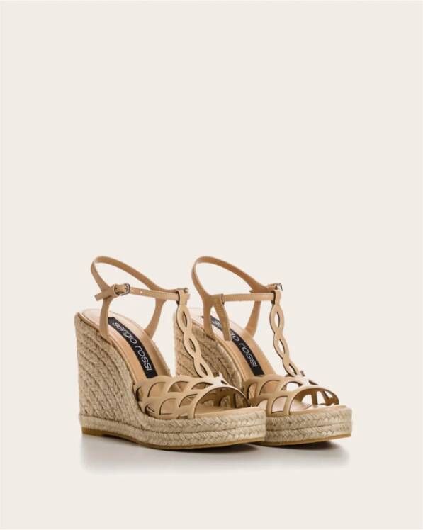 Sergio Rossi Mermaid Sleehak Sandaal Beige Dames