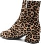 Sergio Rossi Mini Leo Flock Print Laarzen Beige Dames - Thumbnail 3