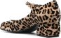 Sergio Rossi Mini Leo Flock Print Pumps Beige Dames - Thumbnail 3