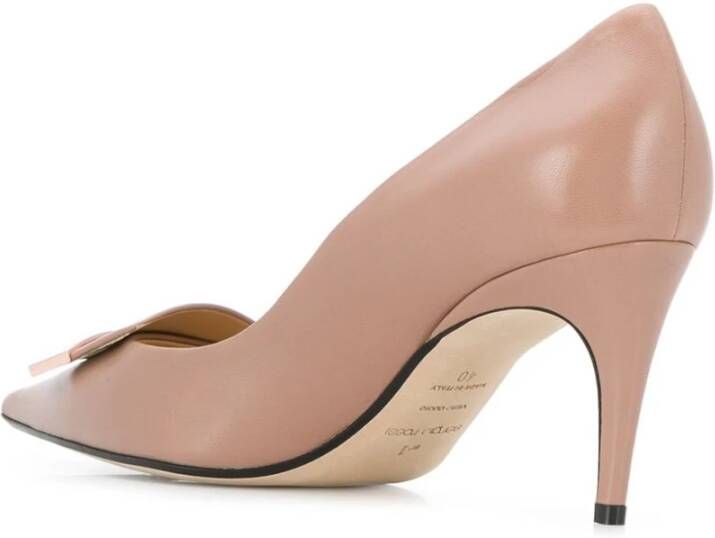 Sergio Rossi Nude Leren Hak Pumps Beige Dames