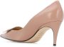 Sergio Rossi Nude Leren Hak Pumps Beige Dames - Thumbnail 3