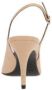 Sergio Rossi Nude Slingback met Zwarte Leren Neus Multicolor Dames - Thumbnail 3