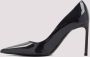 Sergio Rossi Paarse Lakleren Puntige Neus Pumps Black Dames - Thumbnail 2