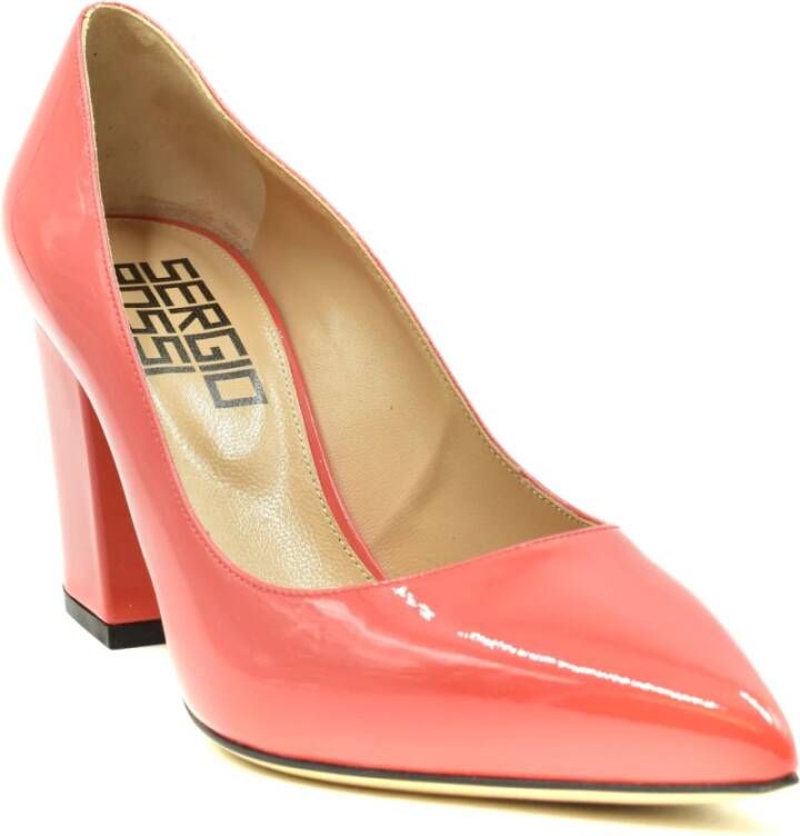 Sergio Rossi Lage Pumps Rood Dames