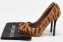 Sergio Rossi Pre-owned Canvas heels Brown Dames - Thumbnail 7