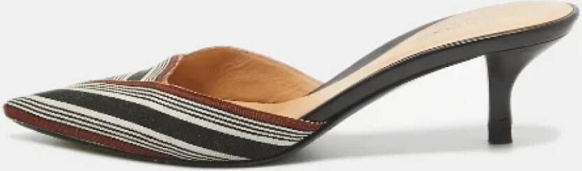 Sergio Rossi Pre-owned Canvas mules Multicolor Dames