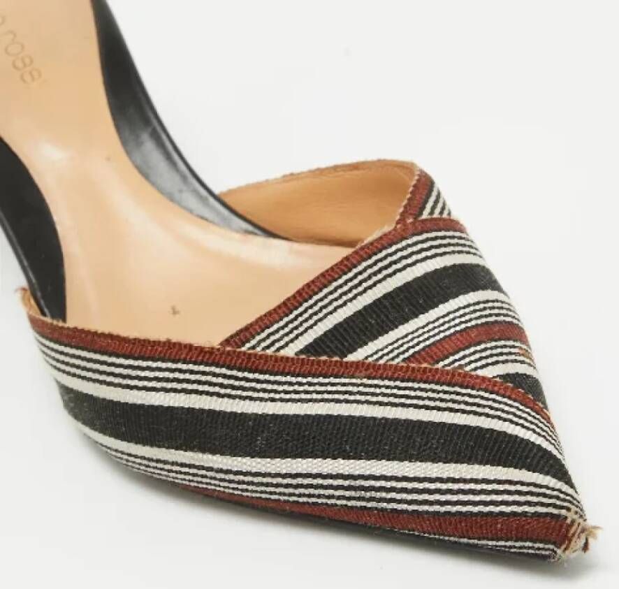 Sergio Rossi Pre-owned Canvas mules Multicolor Dames