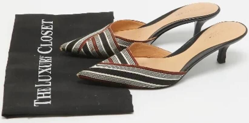 Sergio Rossi Pre-owned Canvas mules Multicolor Dames