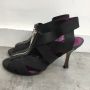 Sergio Rossi Pre-owned Canvas sandals Black Dames - Thumbnail 3