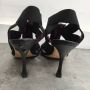 Sergio Rossi Pre-owned Canvas sandals Black Dames - Thumbnail 4