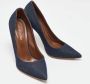 Sergio Rossi Pre-owned Denim heels Blue Dames - Thumbnail 4