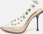 Sergio Rossi Pre-owned Fabric heels Beige Dames - Thumbnail 2