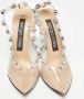 Sergio Rossi Pre-owned Fabric heels Beige Dames - Thumbnail 3