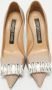 Sergio Rossi Pre-owned Fabric heels Beige Dames - Thumbnail 2