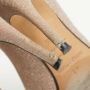 Sergio Rossi Pre-owned Fabric heels Beige Dames - Thumbnail 5