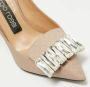 Sergio Rossi Pre-owned Fabric heels Beige Dames - Thumbnail 7