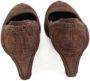 Sergio Rossi Pre-owned Fabric heels Brown Dames - Thumbnail 3