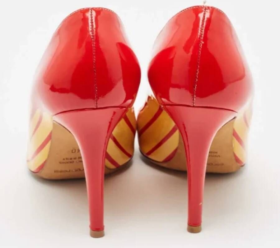 Sergio Rossi Pre-owned Fabric heels Red Dames