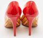 Sergio Rossi Pre-owned Fabric heels Red Dames - Thumbnail 3