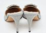 Sergio Rossi Pre-owned Fabric mules Gray Dames - Thumbnail 5