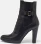 Sergio Rossi Pre-owned Leather boots Black Dames - Thumbnail 2