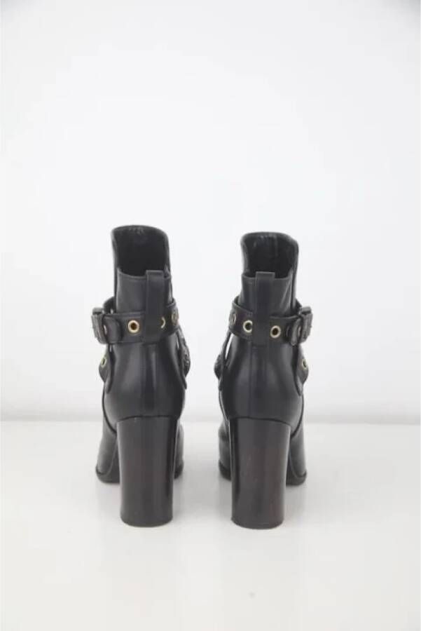 Sergio Rossi Pre-owned Leather boots Black Dames