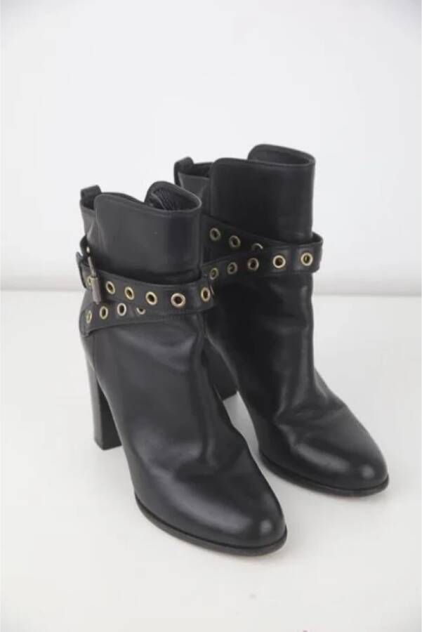 Sergio Rossi Pre-owned Leather boots Black Dames