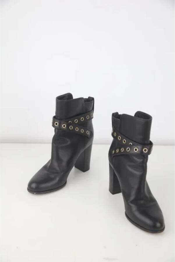 Sergio Rossi Pre-owned Leather boots Black Dames