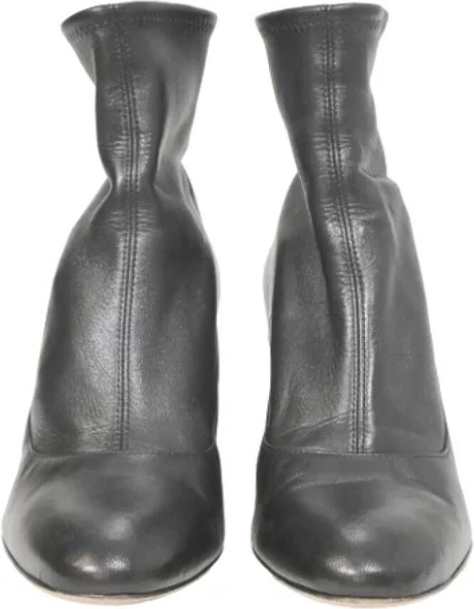 Sergio Rossi Pre-owned Leather boots Black Dames