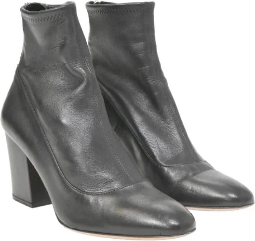 Sergio Rossi Pre-owned Leather boots Black Dames