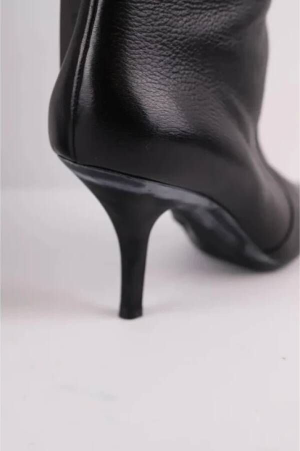 Sergio Rossi Pre-owned Leather boots Black Dames