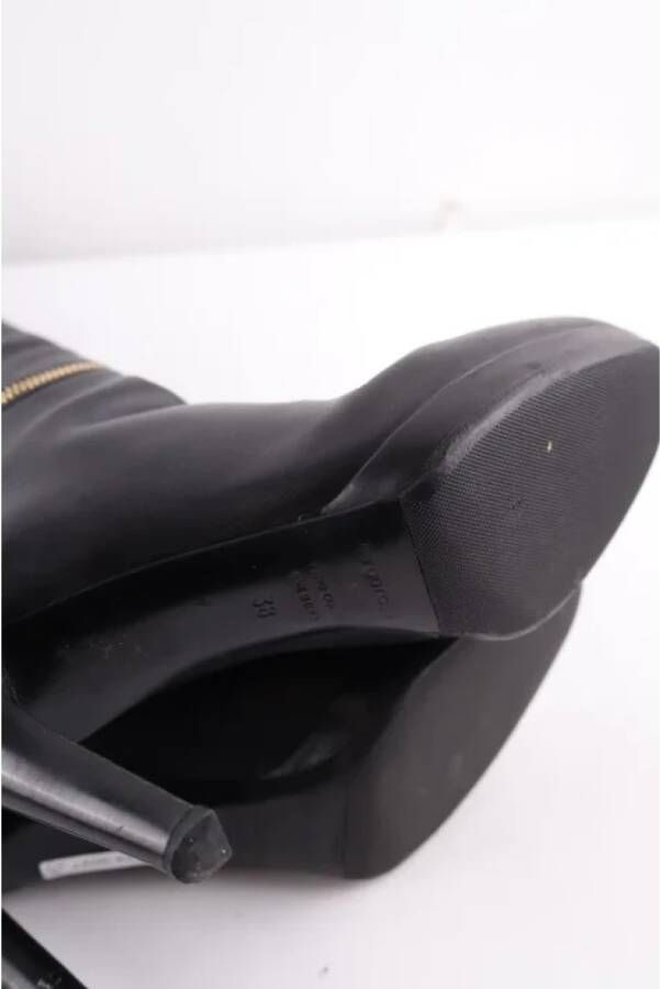 Sergio Rossi Pre-owned Leather boots Black Dames