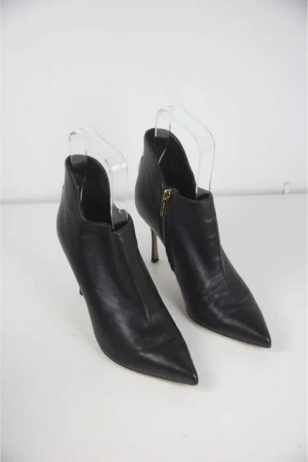 Sergio Rossi Pre-owned Leather boots Black Dames