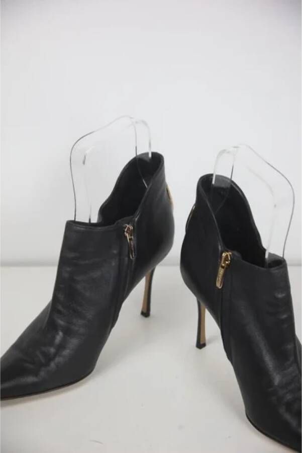 Sergio Rossi Pre-owned Leather boots Black Dames