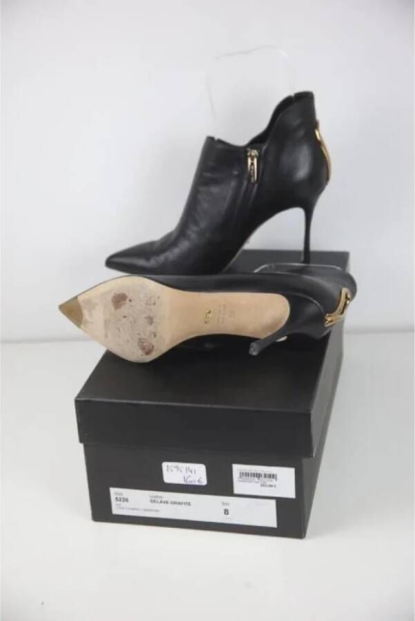 Sergio Rossi Pre-owned Leather boots Black Dames