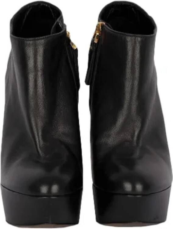 Sergio Rossi Pre-owned Leather boots Black Dames