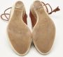 Sergio Rossi Pre-owned Leather espadrilles Brown Dames - Thumbnail 6