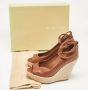 Sergio Rossi Pre-owned Leather espadrilles Brown Dames - Thumbnail 9