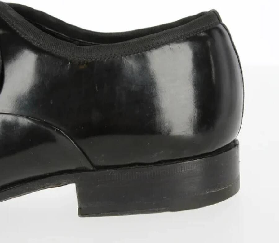 Sergio Rossi Pre-owned Leather flats Black Heren