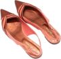 Sergio Rossi Pre-owned Leather flats Orange Dames - Thumbnail 3