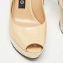 Sergio Rossi Pre-owned Leather heels Beige Dames - Thumbnail 7