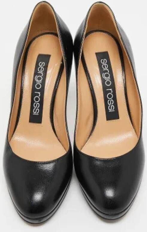 Sergio Rossi Pre-owned Leather heels Black Dames