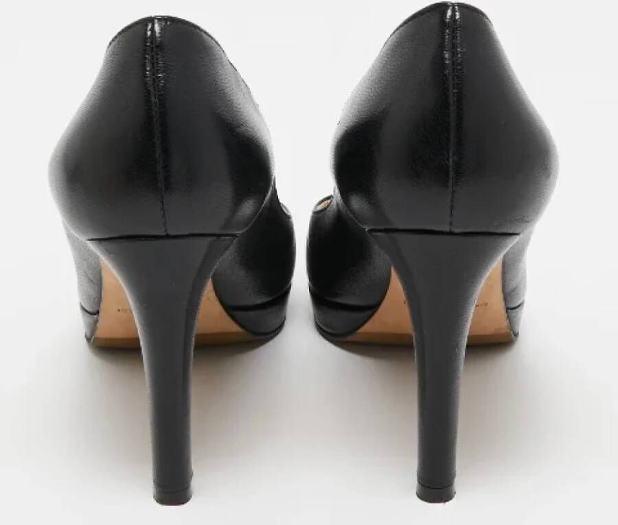 Sergio Rossi Pre-owned Leather heels Black Dames